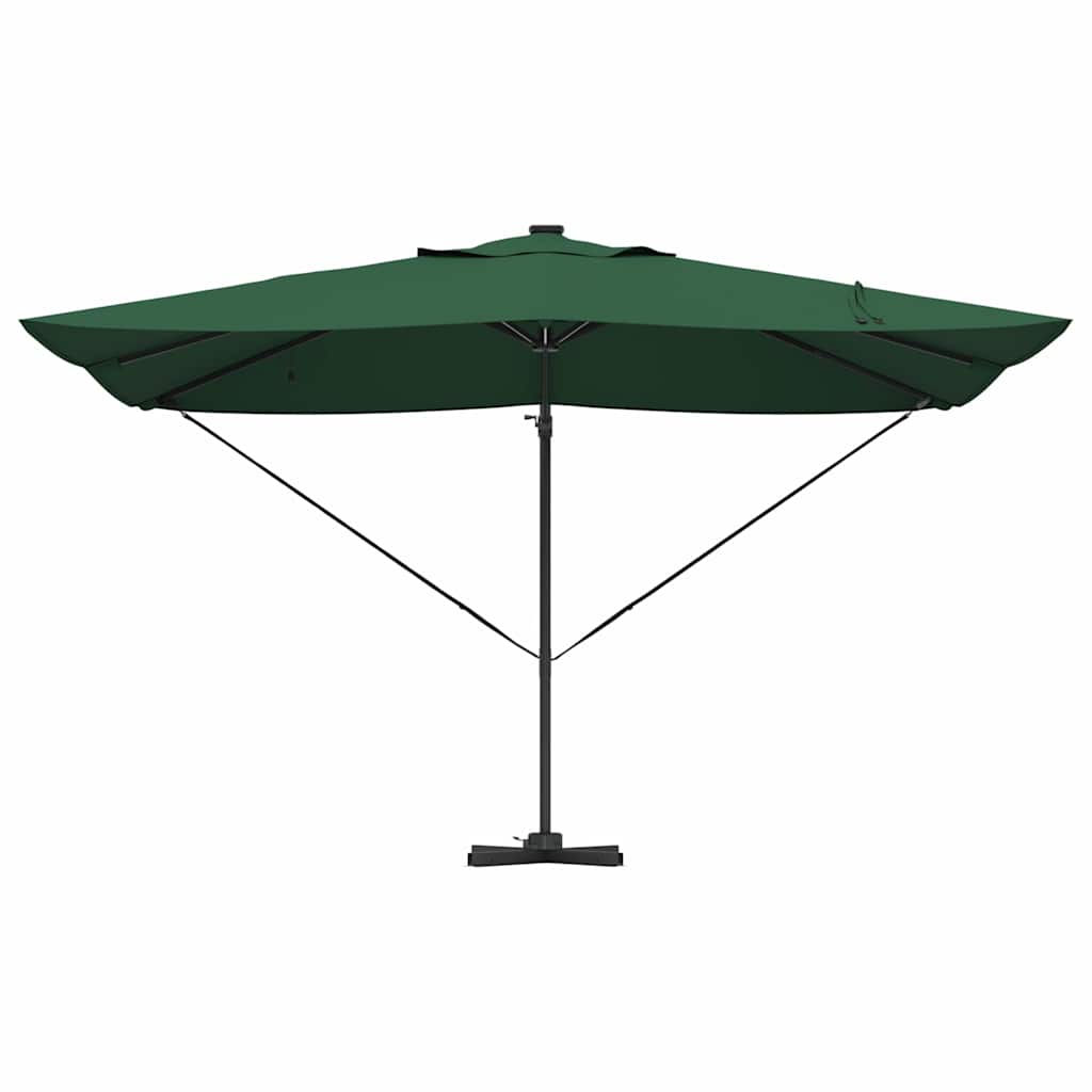 Sodo skėtis LED ELDON, žalia, 352x251x265cm