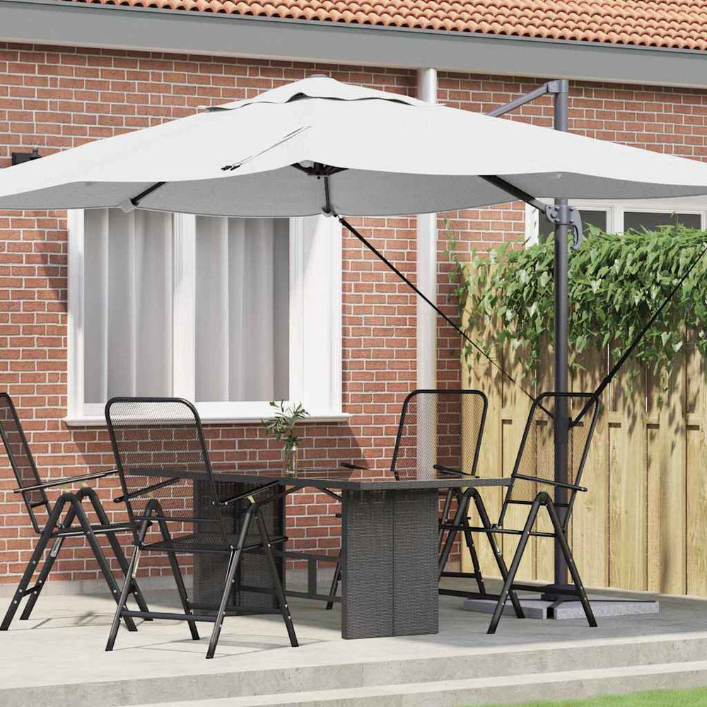 Cantilever Umbrella Sand Polyester Large Tilt
