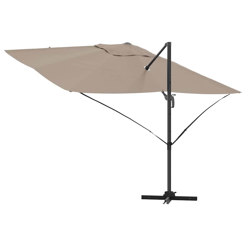 Dārza saulessargs EMBER, taupe, 351x250x260cm