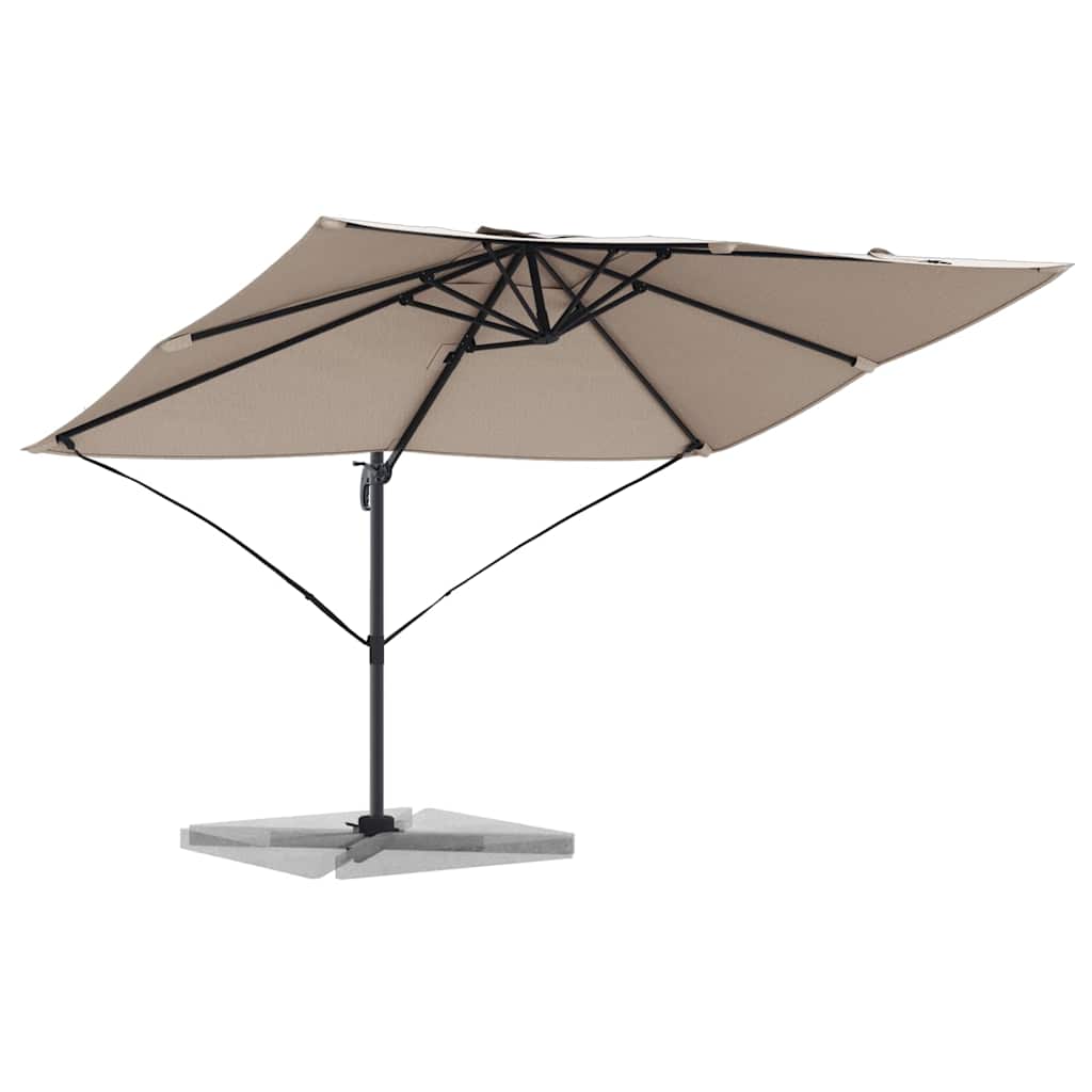 Dārza saulessargs EMBER, taupe, 351x250x260cm