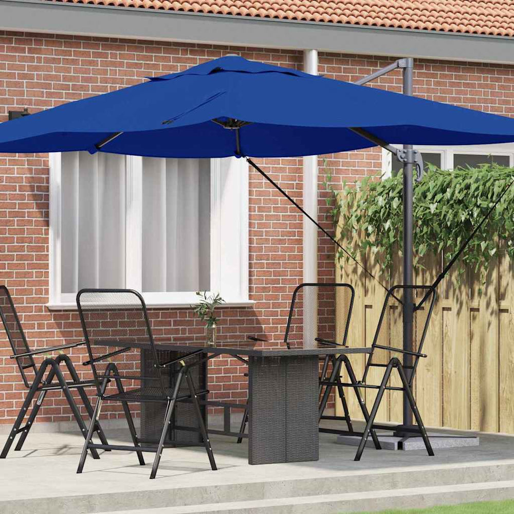 Large Blue Cantilever Umbrella Blue