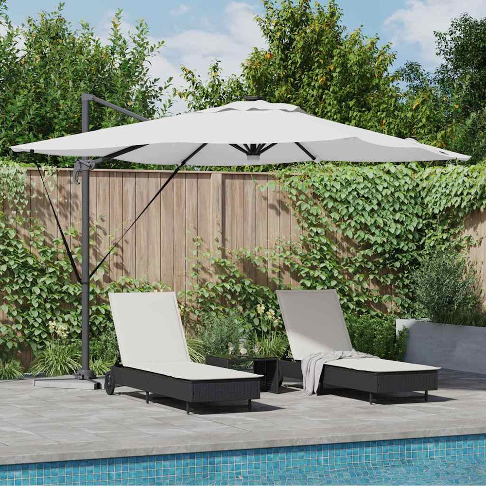 Roma Parasol Sand 286 x 285 x 270 cm Aluminium, Polyester