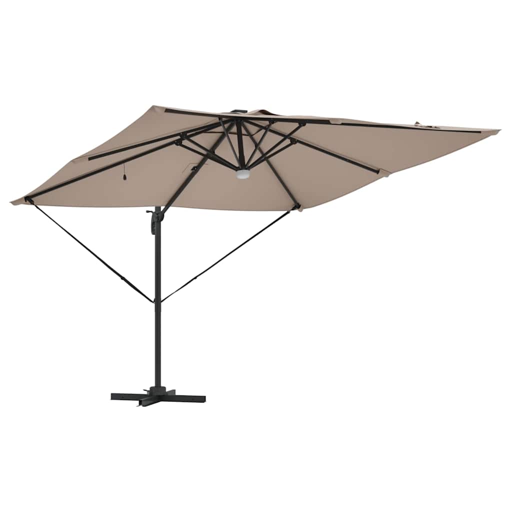 Sodo skėtis EMMETT, taupe, 286x284x270cm