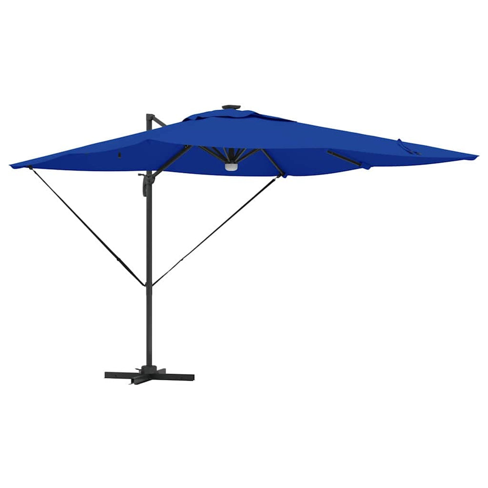 Roma Parasol Blue 286 x 285 x 270 cm Aluminium, Polyester