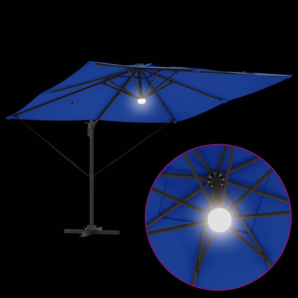 Sodo skėtis EMMETT, mėlyna, 286x284x270cm