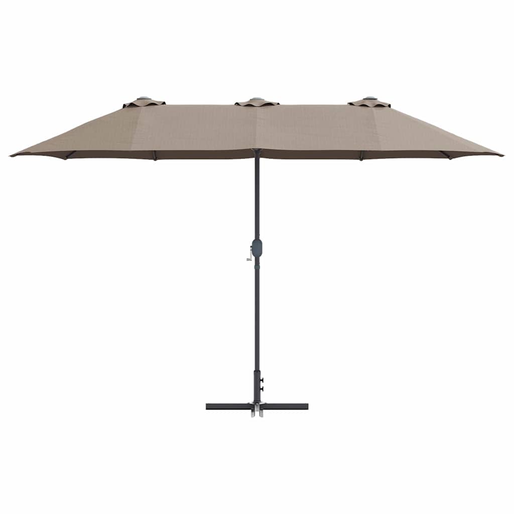 Sodo skėtis ERIC, taupe, 370x197x239cm