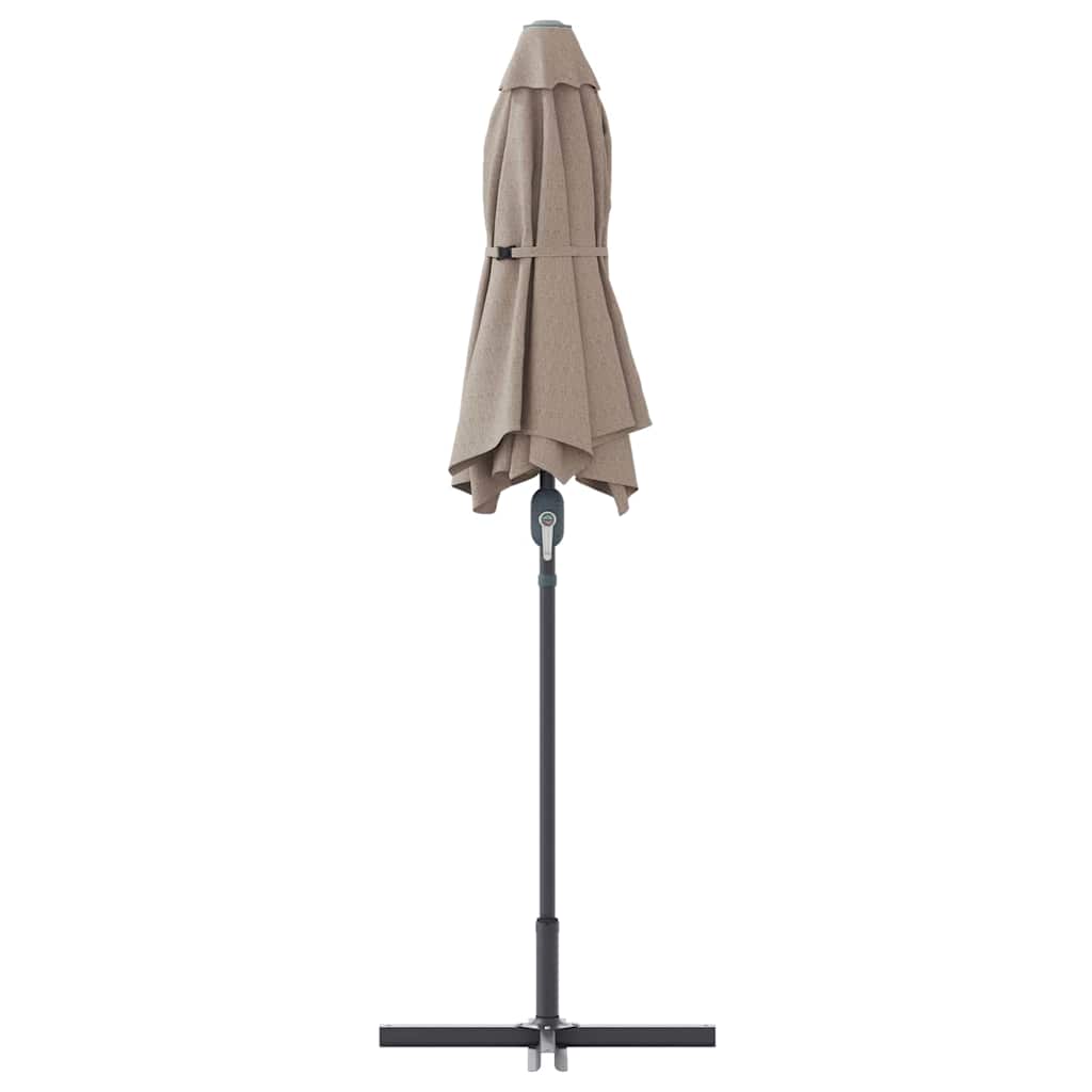 Sodo skėtis ERIC, taupe, 370x197x239cm