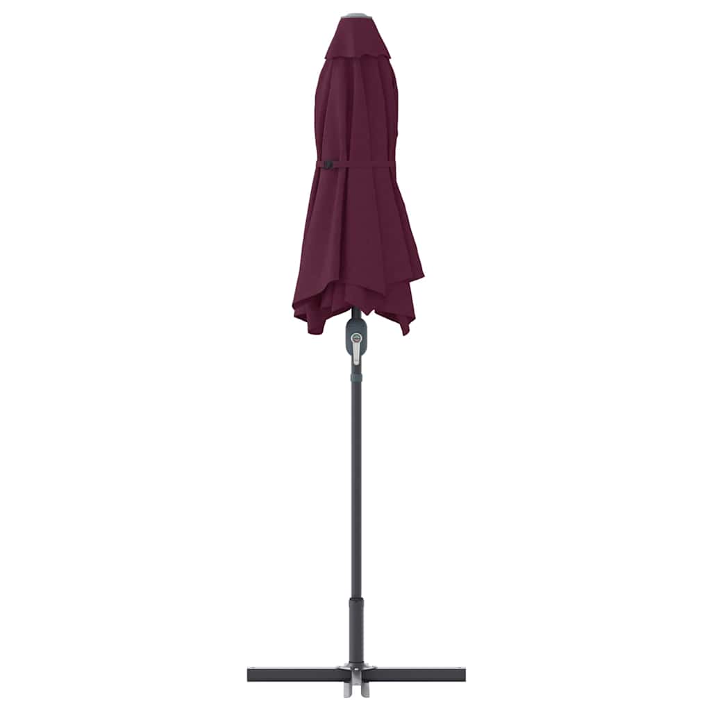 Sodo skėtis ERIC, raudona, 370x197x239cm