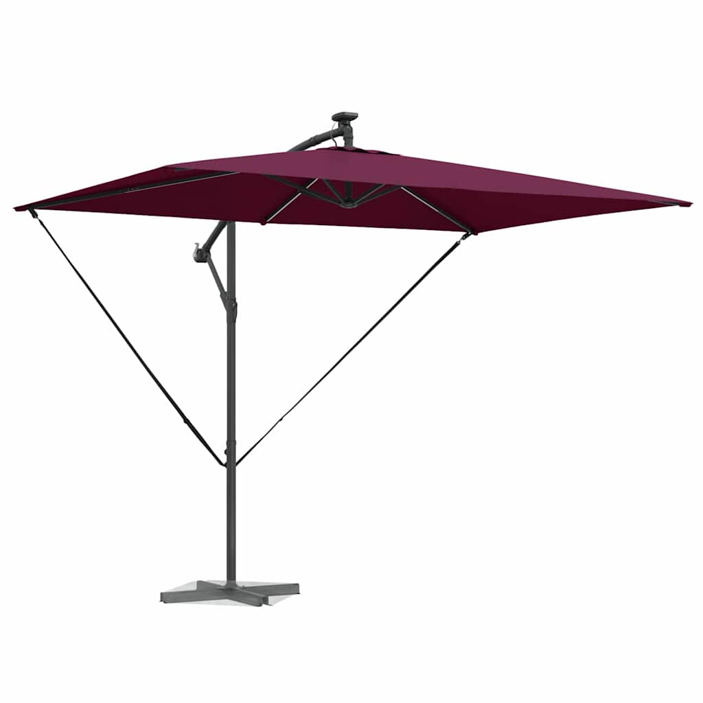 Skėtis nuo saulės Bordo raudona 294 x 200 x 270 cm