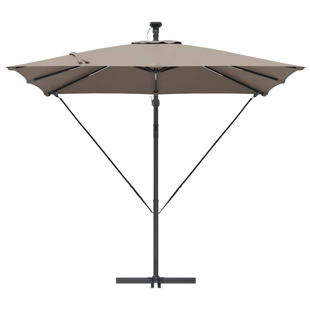 Sodo skėtis EUGENE, taupe, 249x249x250cm