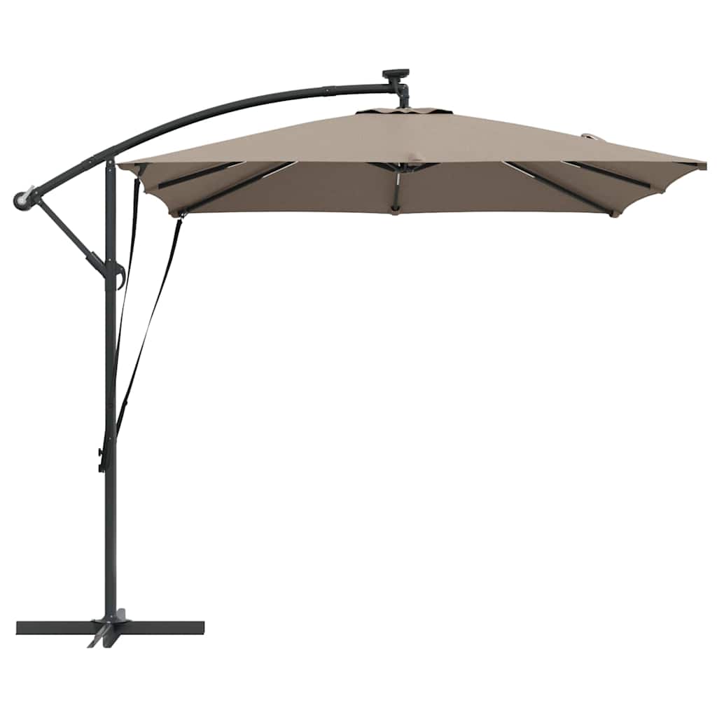 Sodo skėtis EUGENE, taupe, 249x249x250cm