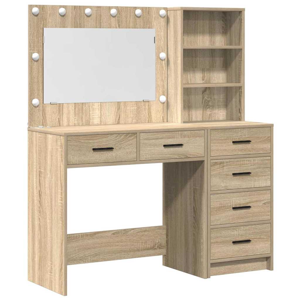 Makiažo stalas Ruda 78.5 x 41 x 135 cm Apdirbta mediena