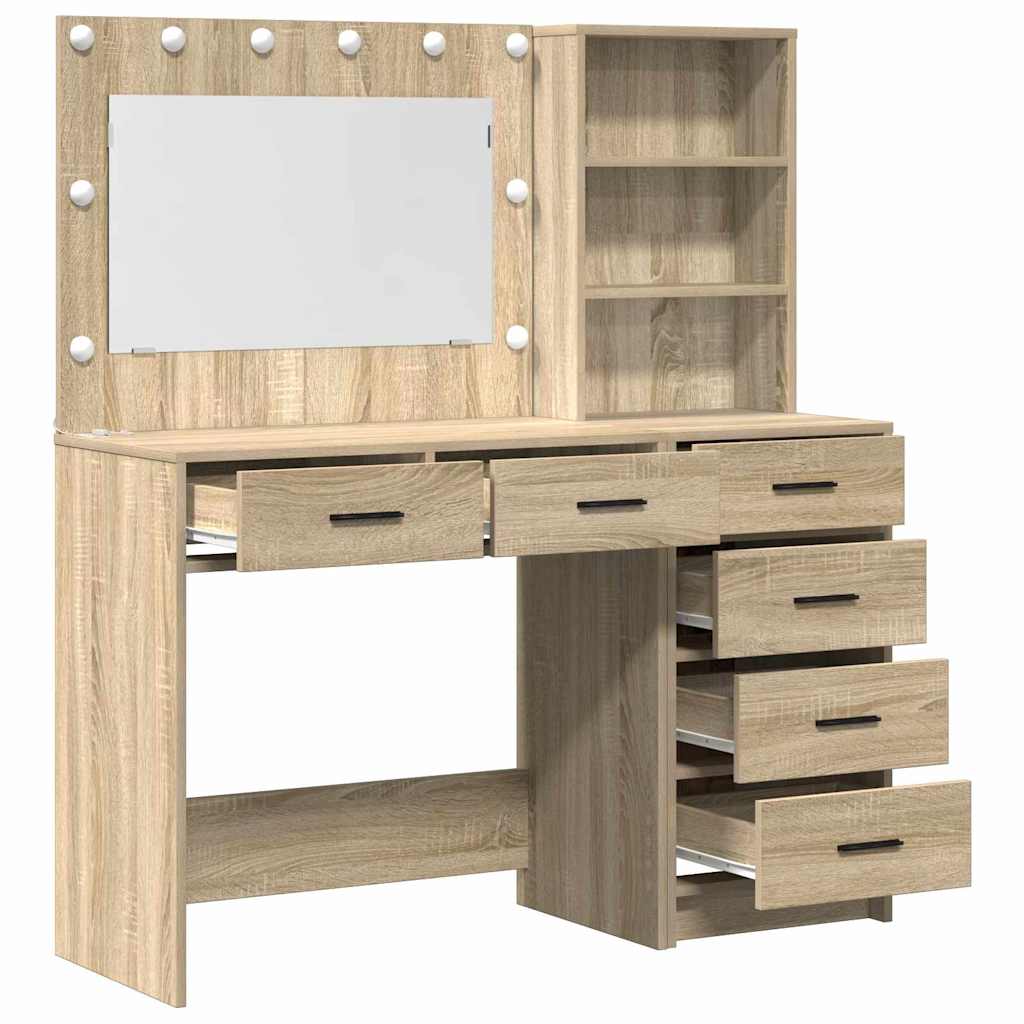 Makiažo stalas Ruda 78.5 x 41 x 135 cm Apdirbta mediena