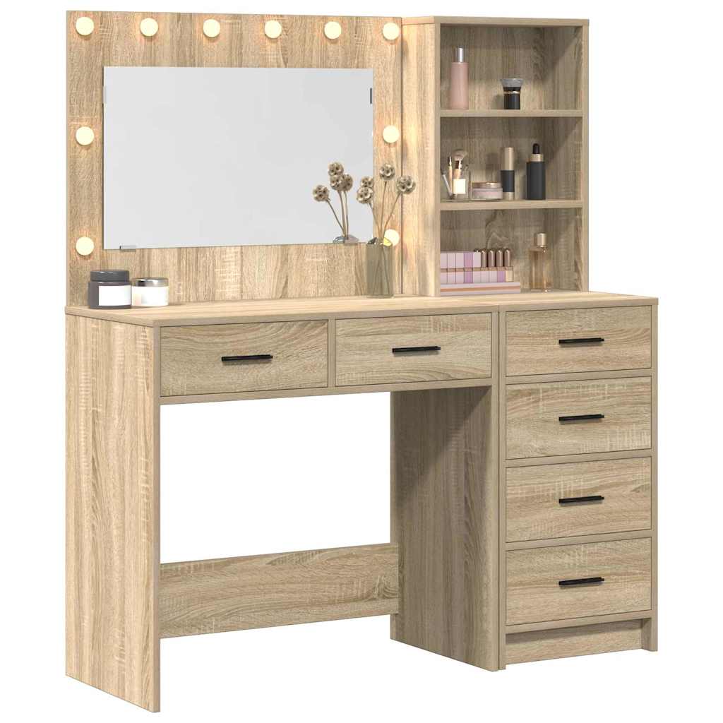 Makiažo stalas Ruda 78.5 x 41 x 135 cm Apdirbta mediena