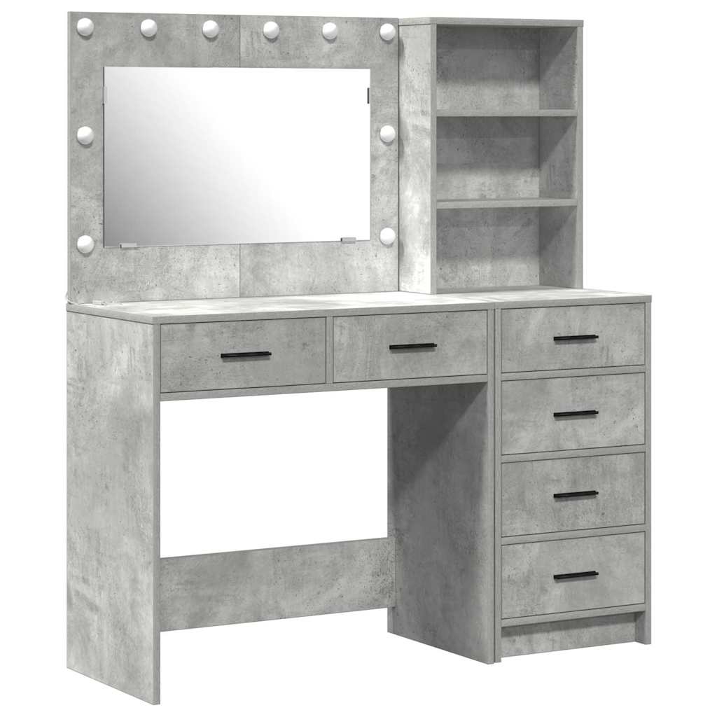 Makiažo stalas Pilka 78.5 x 41 x 135 cm Apdirbta mediena