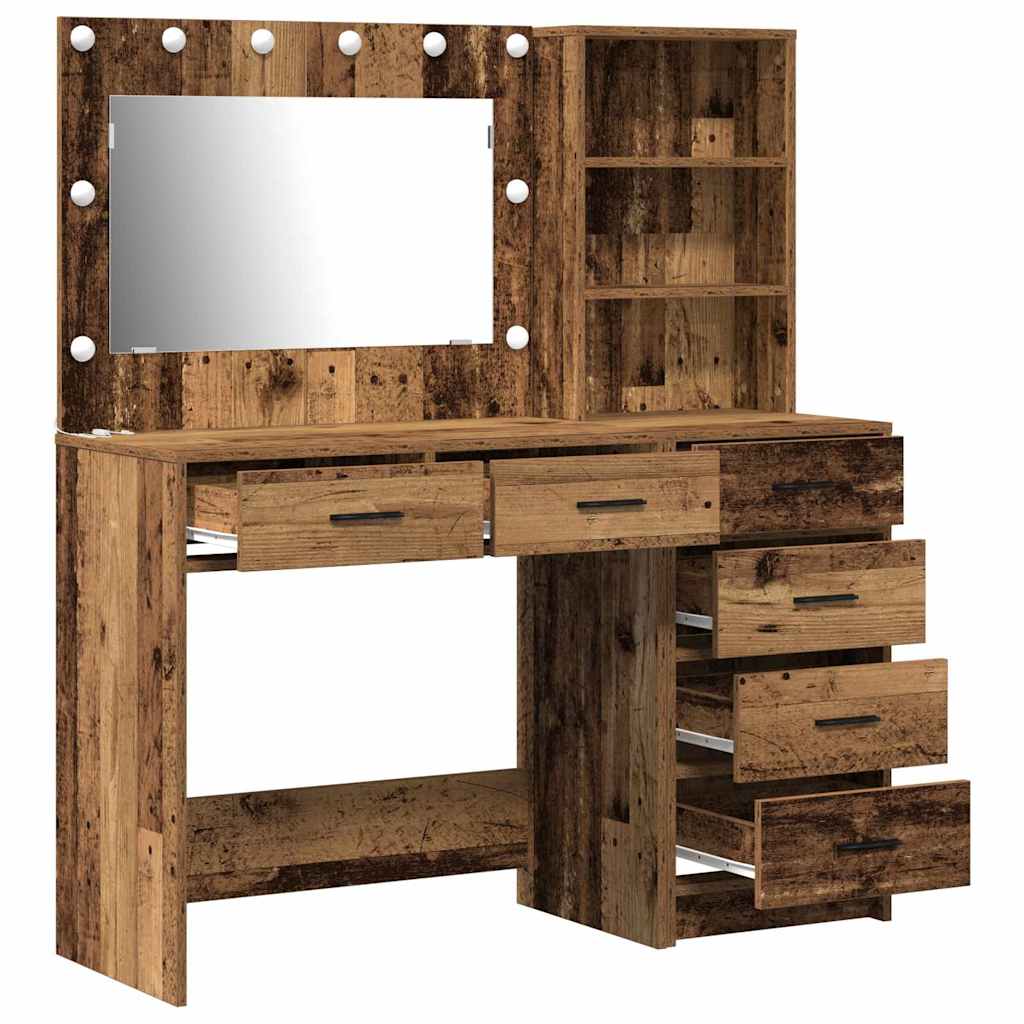 Makiažo stalas Ruda 78.5 x 41 x 135 cm Apdirbta mediena