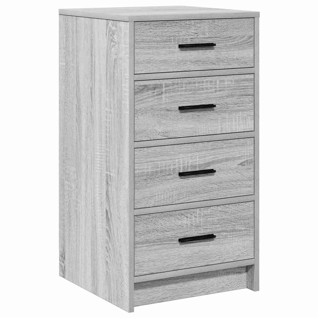 Makiažo stalas 3 pcs Pilka 40 x 41 x 135 cm Apdirbta mediena