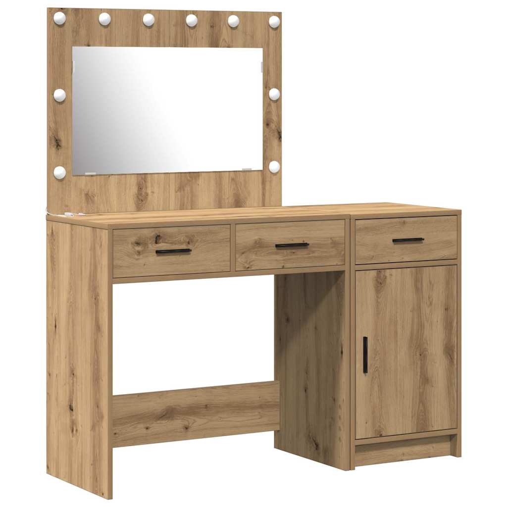 Makiažo stalas 2 pcs Ruda 40 x 41 x 75 cm Apdirbta mediena
