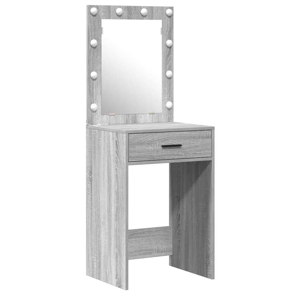 Makiažo stalas Pilka 50 x 41 x 135 cm Apdirbta mediena