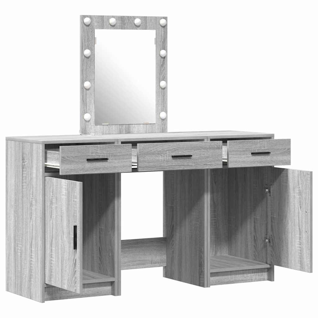 Makiažo stalas Pilka 50 x 41 x 135 cm Apdirbta mediena