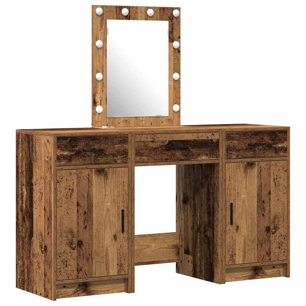 Dressing Table Brown 50 x 41 x 135 cm Engineered Wood