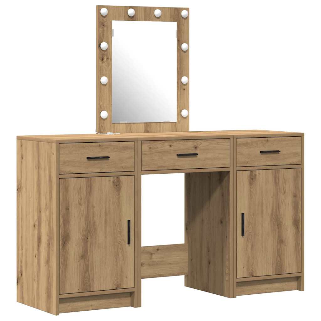 Dressing Table Brown 50 x 41 x 135 cm Engineered Wood