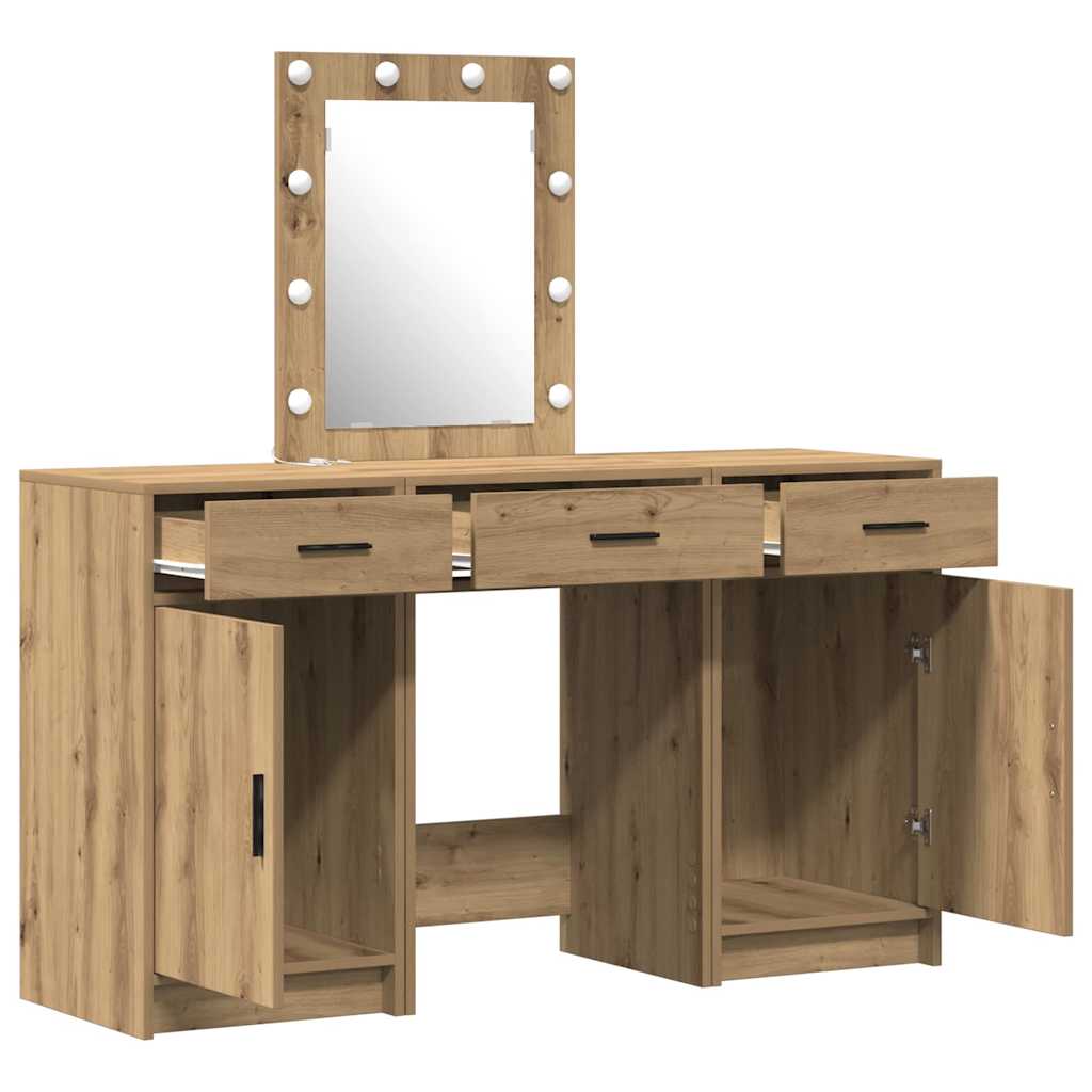 Dressing Table Brown 50 x 41 x 135 cm Engineered Wood