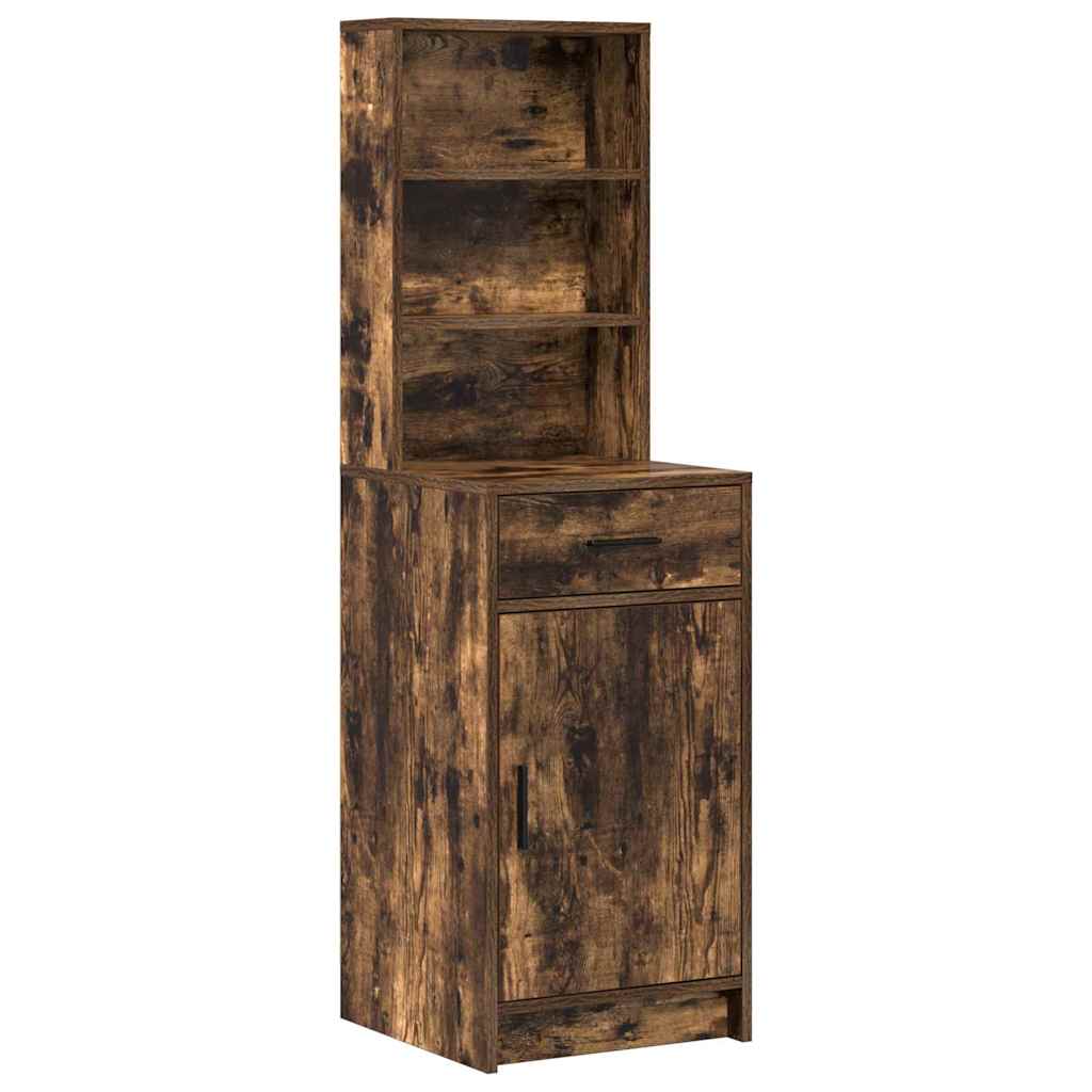 Tualetės rinkinys 3 pcs Rūkyta ąžuolas 50 x 41 x 135 cm