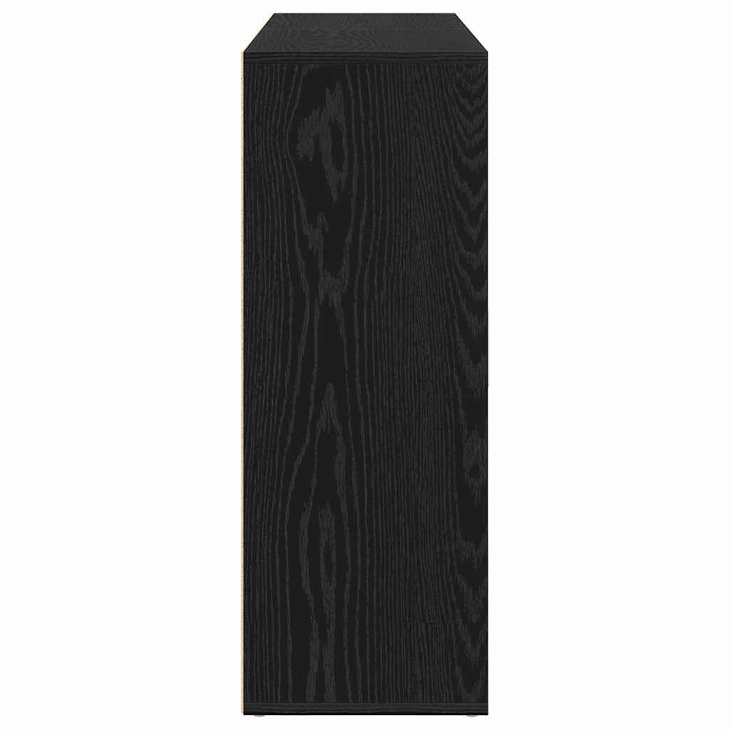 Sideboard 2 pcs Black 60x31x84 cm Engineered wood