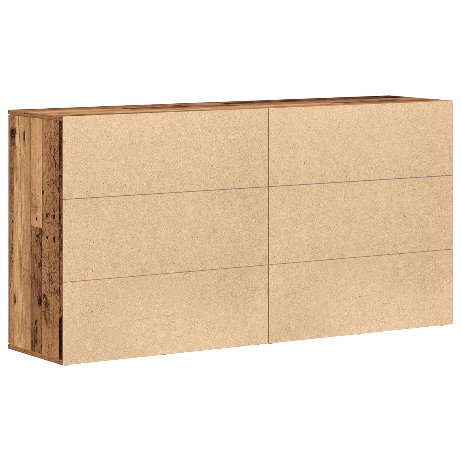Šoninės spintelės 2 vnt Senas medis 79x38x80 cm Inžinerinė mediena