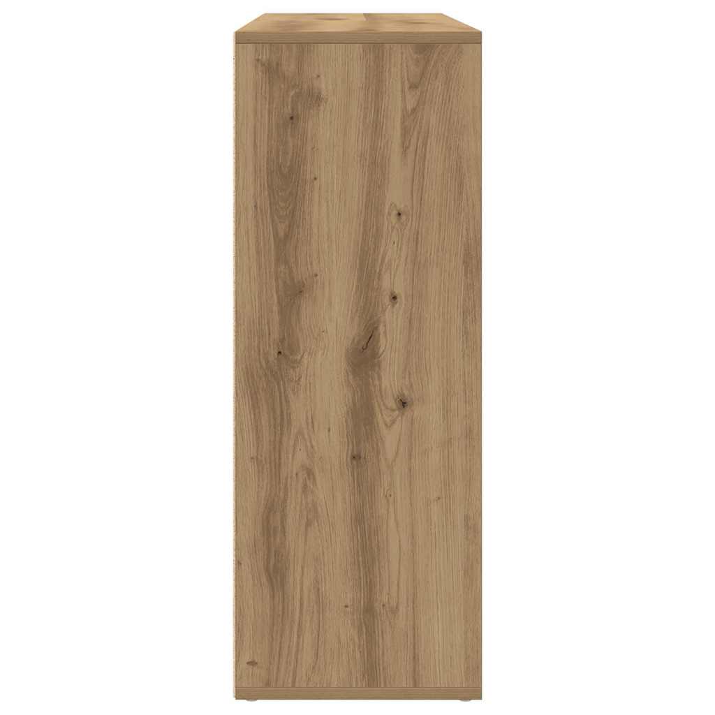 Kabalas su stalčių 2 pcs Amatininkų ąžuolas 60 x 31 x 84 cm