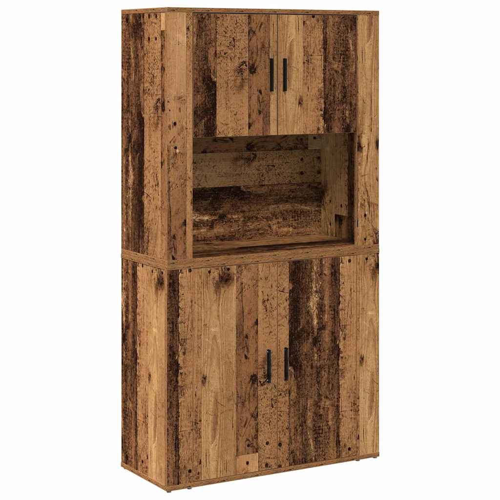 Tall cabinet Old wood 80x33x150 cm Engineered wood