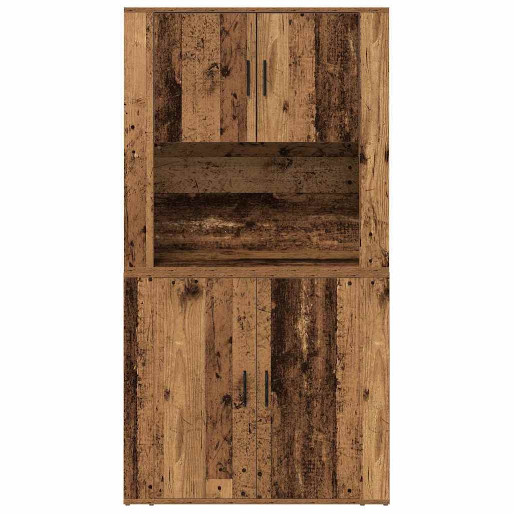 Tall cabinet Old wood 80x33x150 cm Engineered wood
