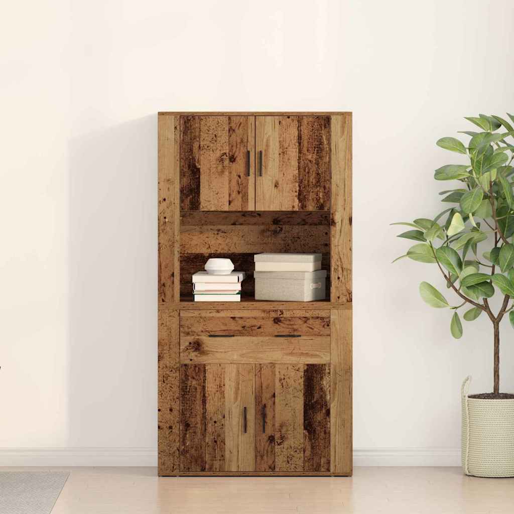 Augsts skapītis senam kokam 80x33x150 cm Inženierijas koka izstrādājumi