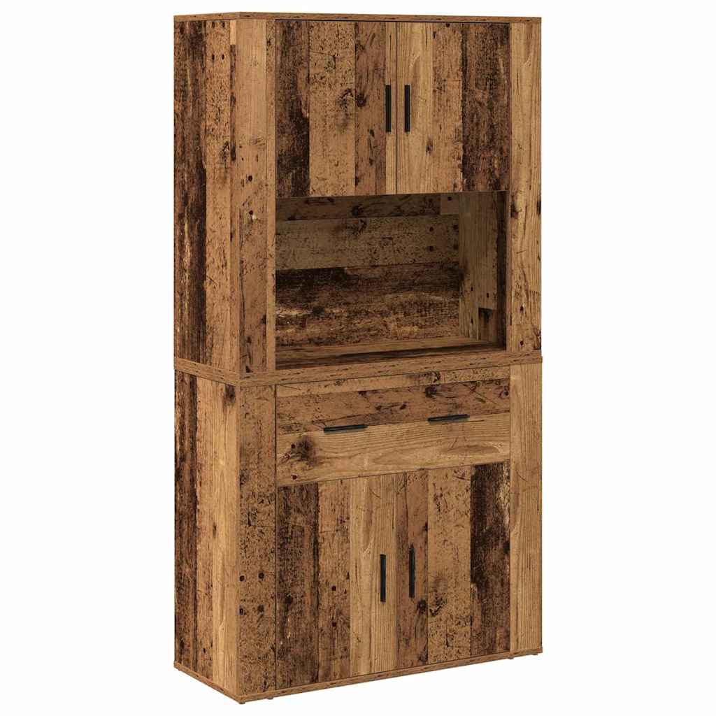 Augsts skapītis senam kokam 80x33x150 cm Inženierijas koka izstrādājumi
