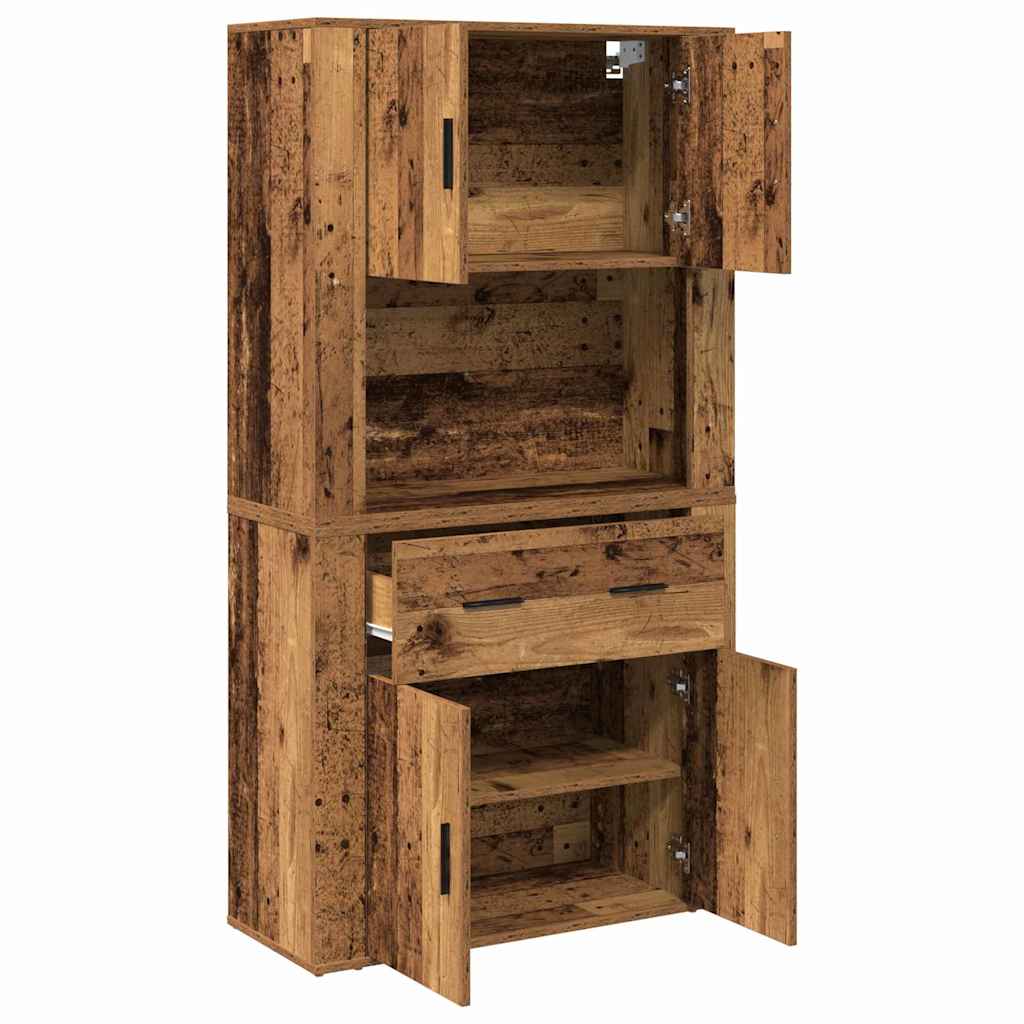 Augsts skapītis senam kokam 80x33x150 cm Inženierijas koka izstrādājumi