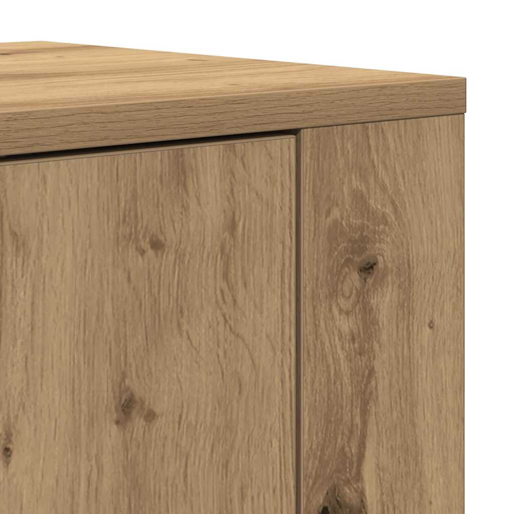 Highboardas artisano ąžuolo 80 x 33 x 150 cm Apdirbta mediena