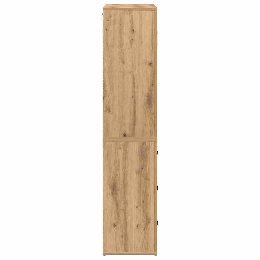 Aukštas spintelė su stalčių Amatininkų ąžuolas 80 x 33 x 150 cm