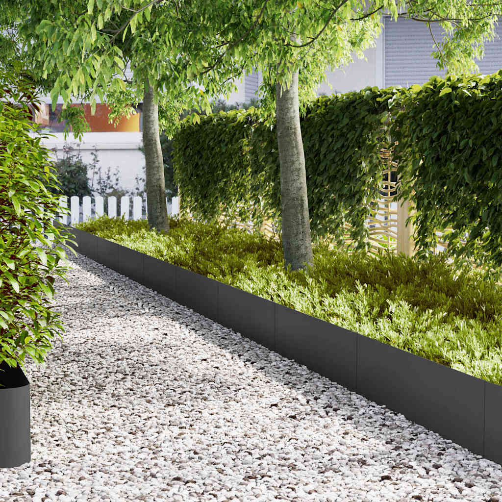 Wind edge 20 pcs Black 100 x 0.05 x 20 cm