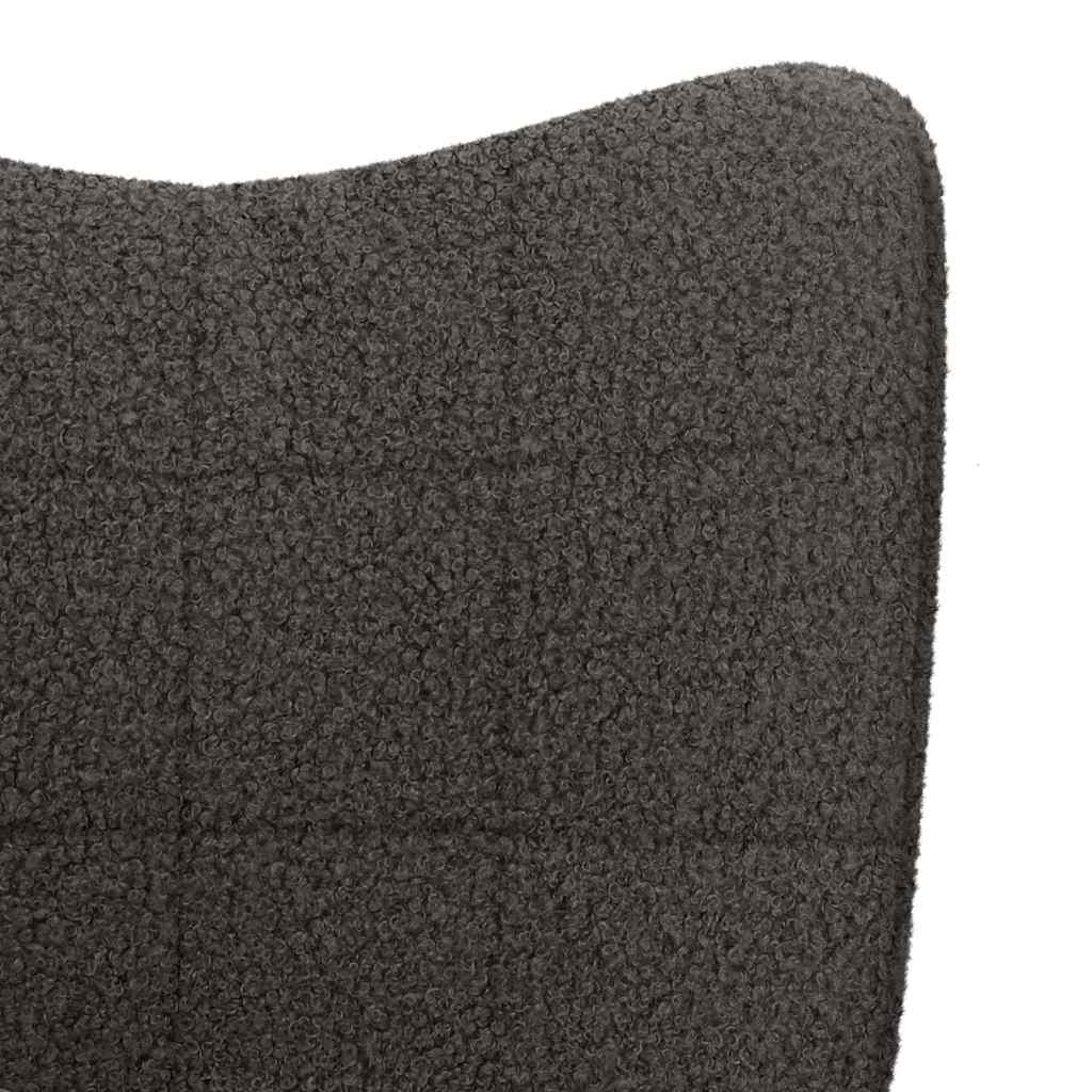 Relax Chair Dark Grey Brushed Volina Fabric