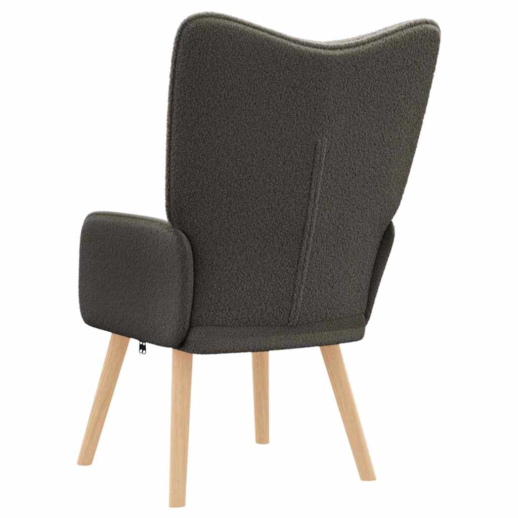 Relax Chair Dark Grey Brushed Volina Fabric