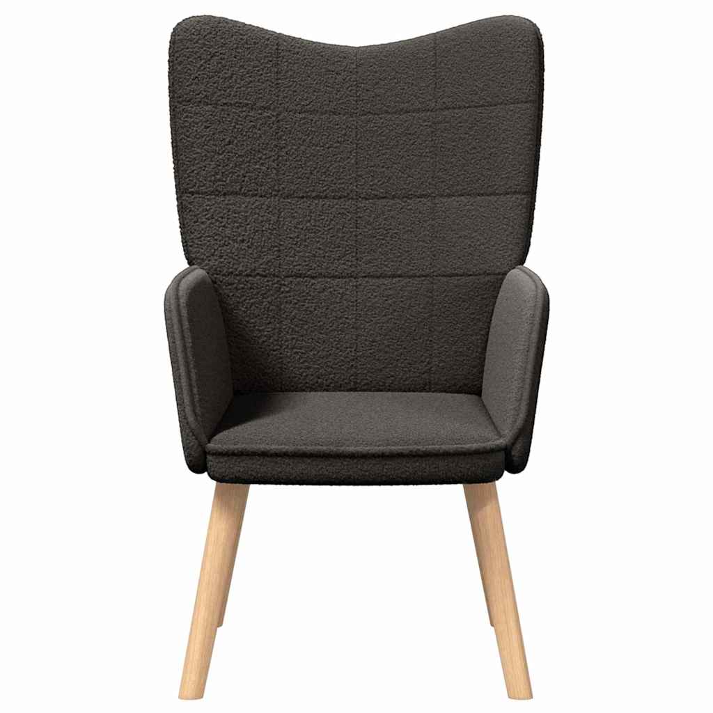 Relax Chair Dark Grey Brushed Volina Fabric