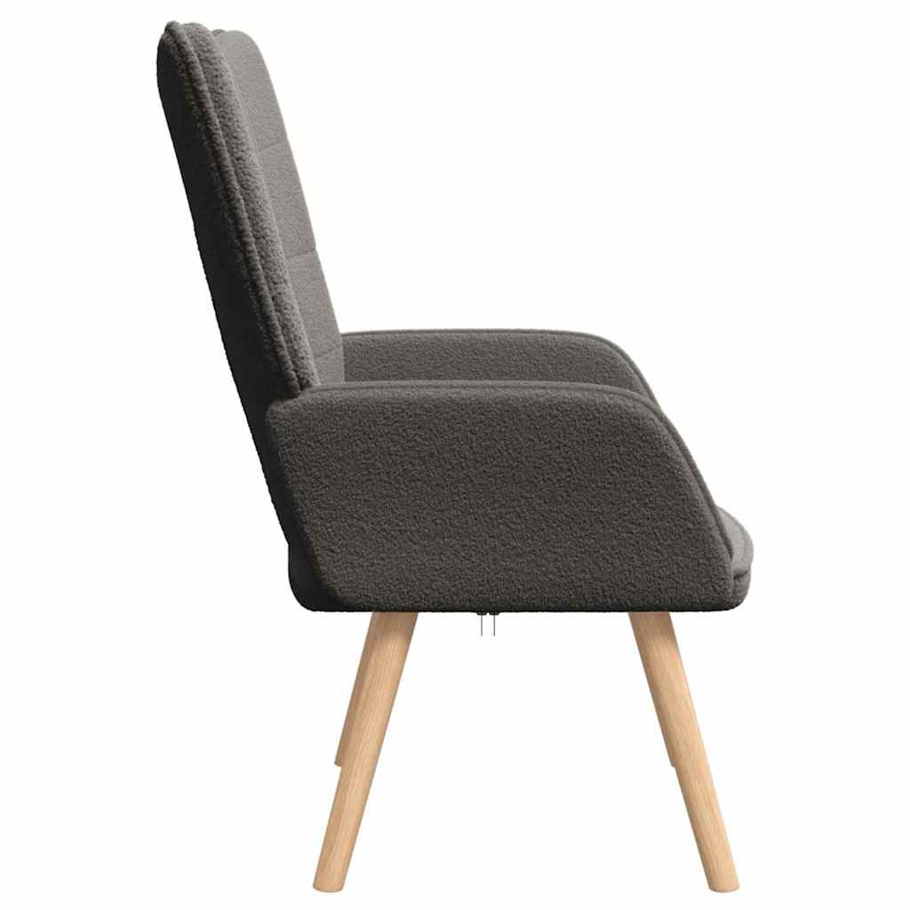 Relax Chair Dark Grey Brushed Volina Fabric