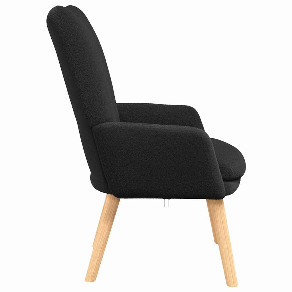 krėslas Juoda 63 x 67 x 94 cm Avies audinys ir medienos plokštė
