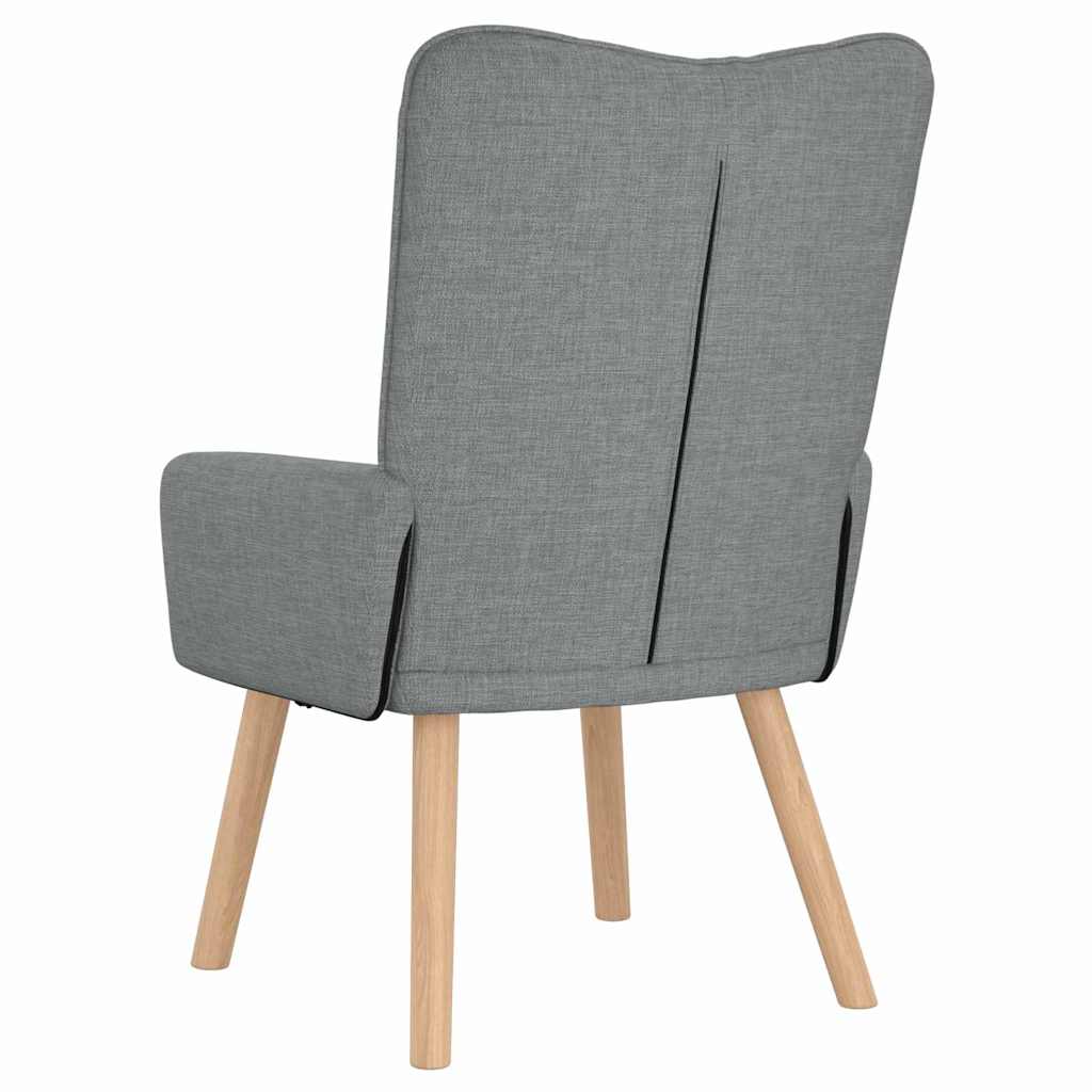 Relaxation Chair Light Grey 63 x 67 x 94 cm Fabric