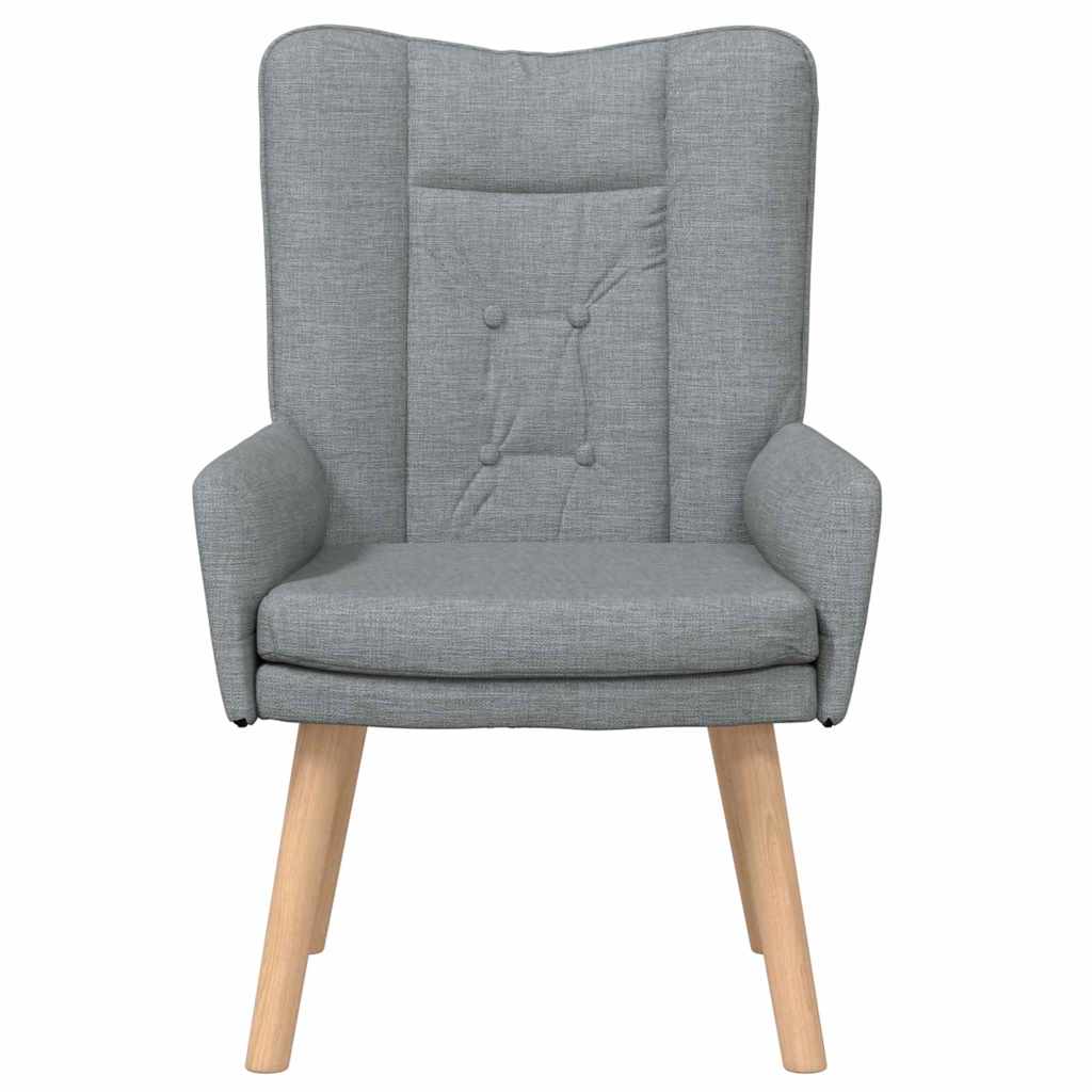 Relaxation Chair Light Grey 63 x 67 x 94 cm Fabric