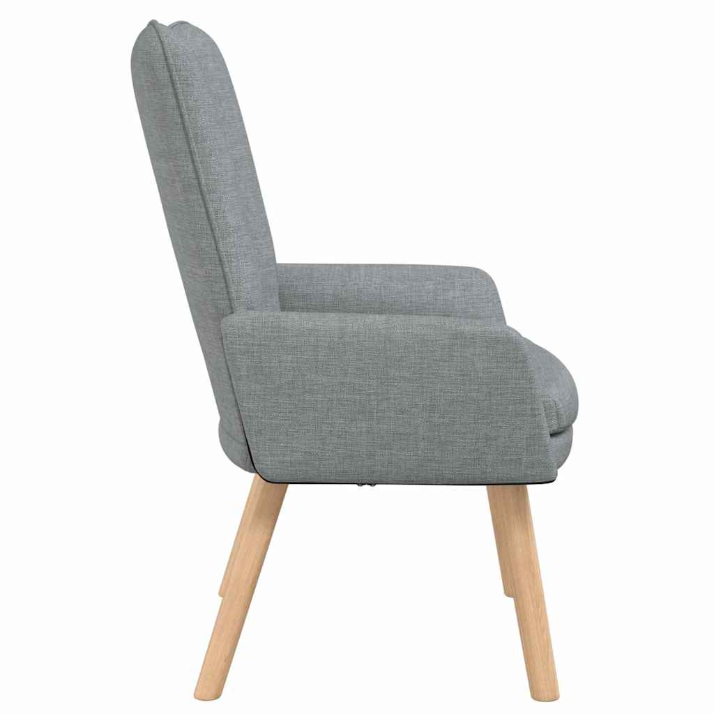 Relaxation Chair Light Grey 63 x 67 x 94 cm Fabric