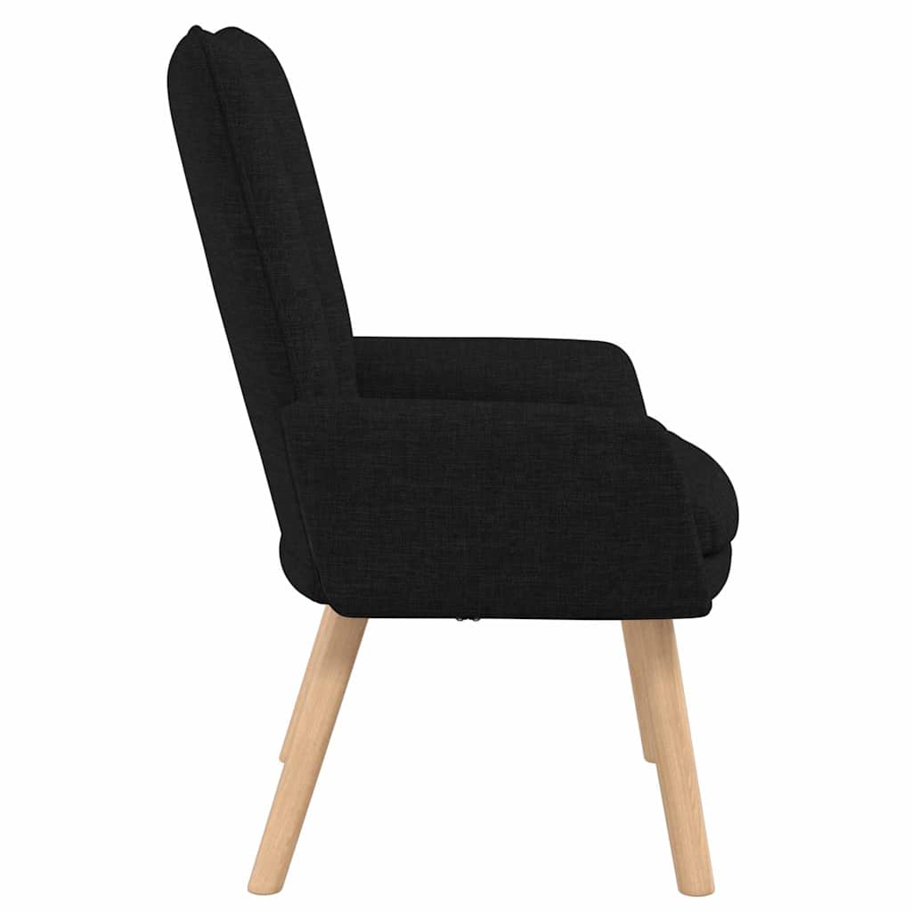 Atpūtas krēsls Melns 63 x 67 x 94 cm audums