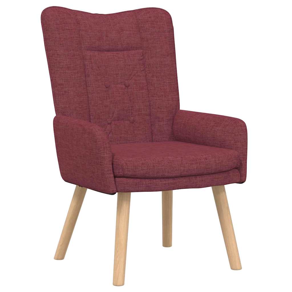 krėslas Vyno raudona 63 x 67 x 94 cm Audinys ir fanera