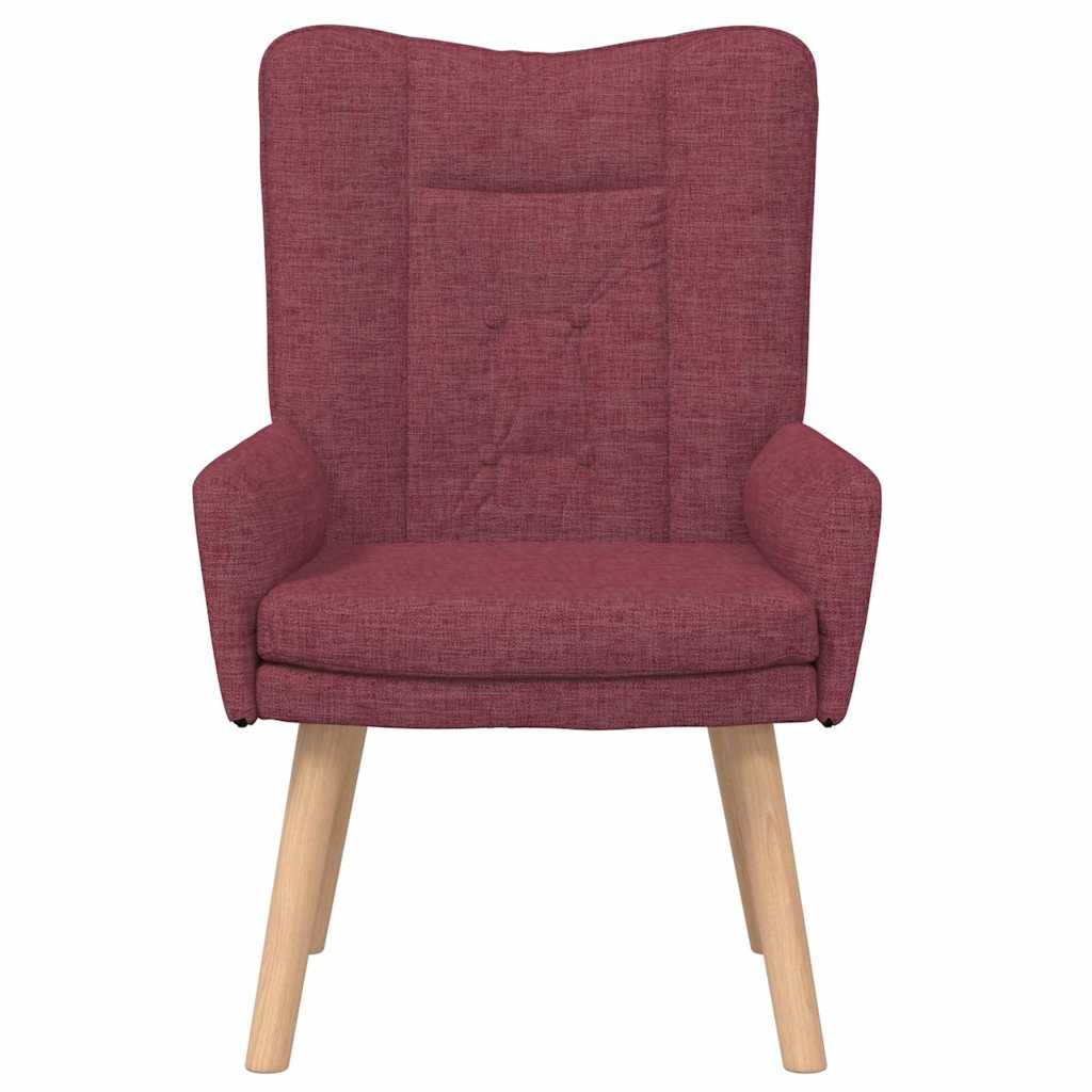 krėslas Vyno raudona 63 x 67 x 94 cm Audinys ir fanera
